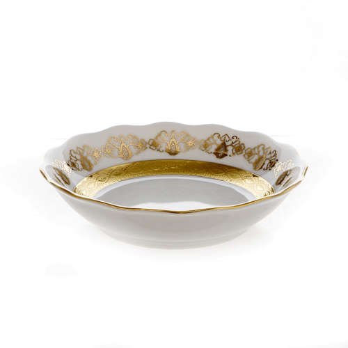 Набор салатников 13 см 6 шт "Лист белый Золото" Bavarian Porcelain (Бавария) Германия Набор салатников 13 см 6 шт "Лист белый Золото" Bavarian Porcelain (Бавария) Германия