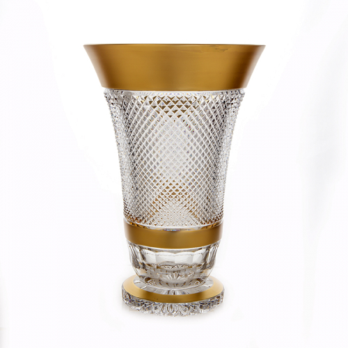 Ваза для цветов 30,5 см "Фелиция 80838" Glasspo (Гласспо) Чехия
