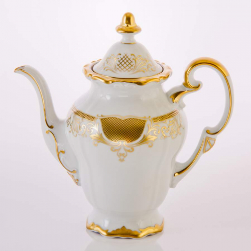 Кофейник 1,3 л "Симфония Золотая" Weimar Porzellan (Веймар) Германия