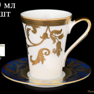 Набор для чая (110 мл) на 6 перс. 12 пред. "Tosca Blueshade Gold" Falken Porsellan