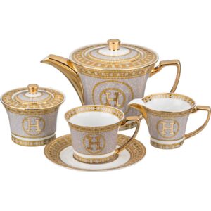 Чайный сервиз на 6 перс. 15 пред. "Hermes" Lefard (Лефард)