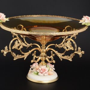 Ваза для фруктов 35 см "Цветы Rosaperla" Розаперла