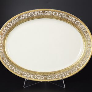 Блюдо овальное 36 см "Royal Cream Gold" Falken Porsellan