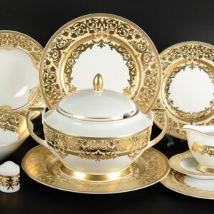 Столовый сервиз на 6 перс. 27 пред. "Natalia Creme Gold" Falken Porsellan