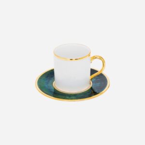 Набор для кофе 90 мл "Forest Green" Porcel